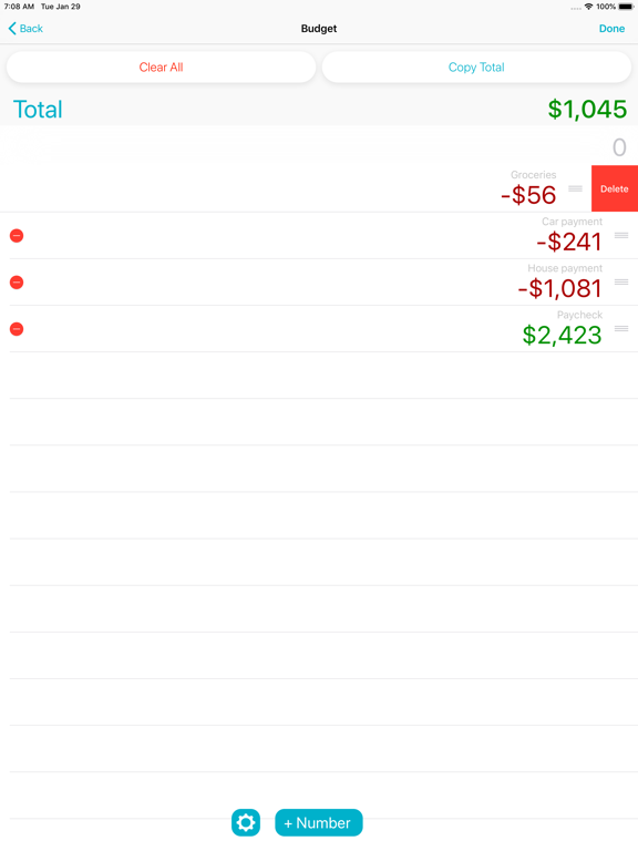 Total Calculator + iPad screenshot 7 - Utilities app