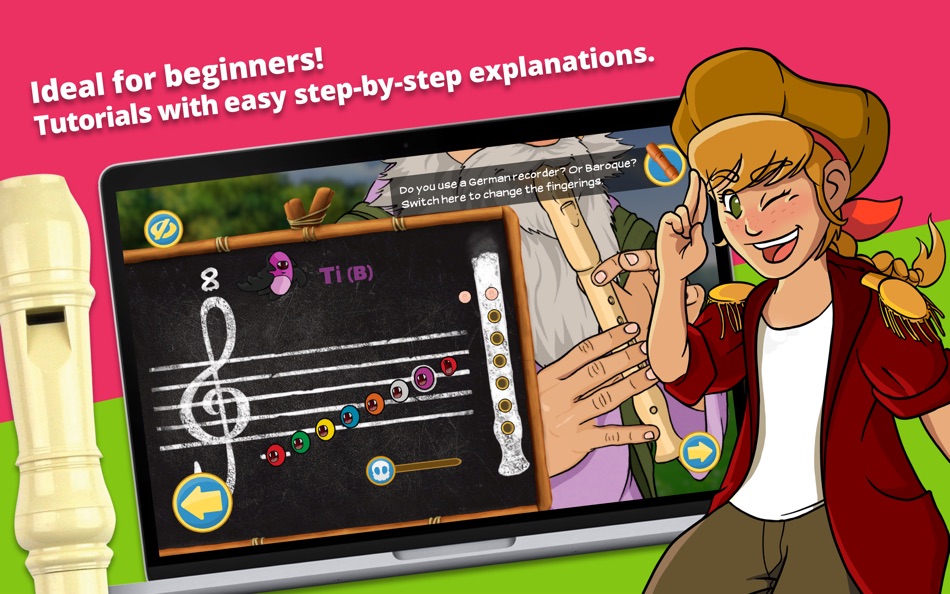 #2. Learn recorder - Flute Master (macOS) By: Insignio Labs