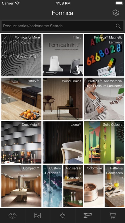 Formica eCatalog Mobile