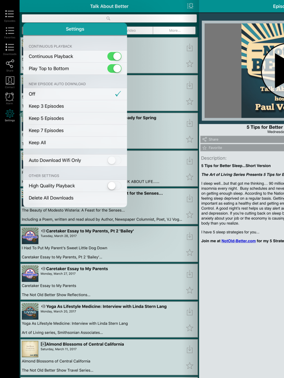 The Not Old - Better Show iPad screenshot 3 - Lifestyle app