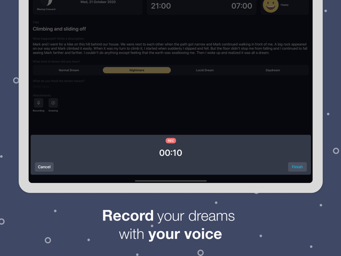 Dreamy - Personal Dream Diary