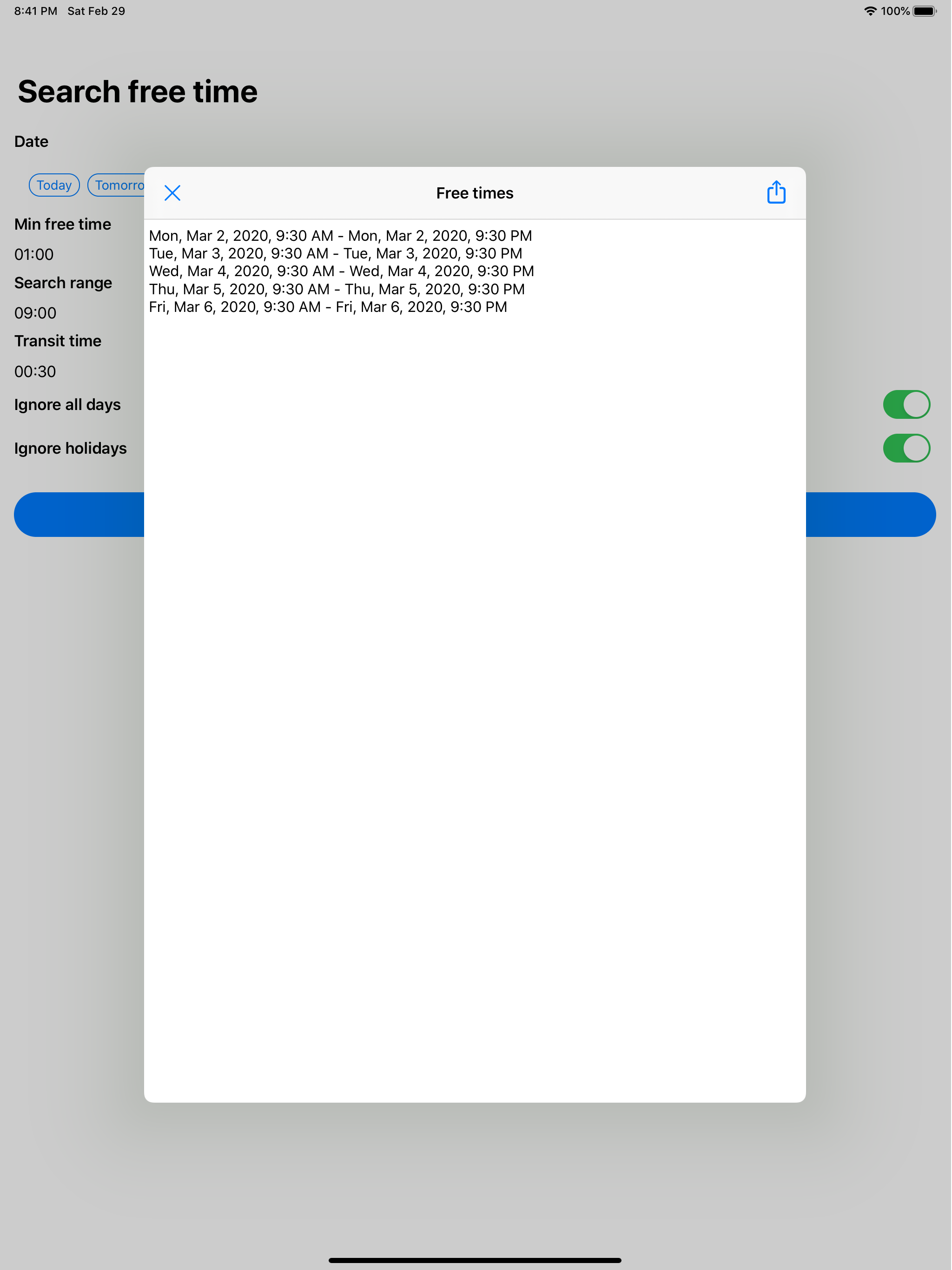 Free Time Picker screenshot 7