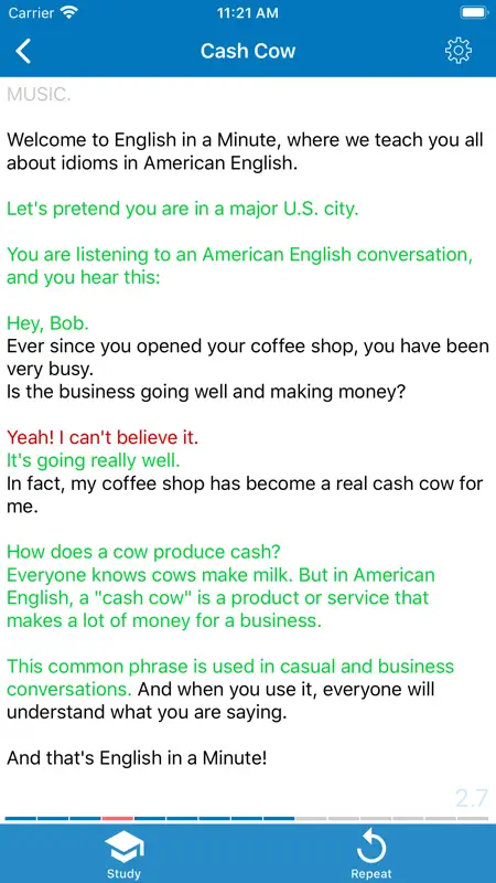 Polyglot - English Listening screenshot 4 of 5