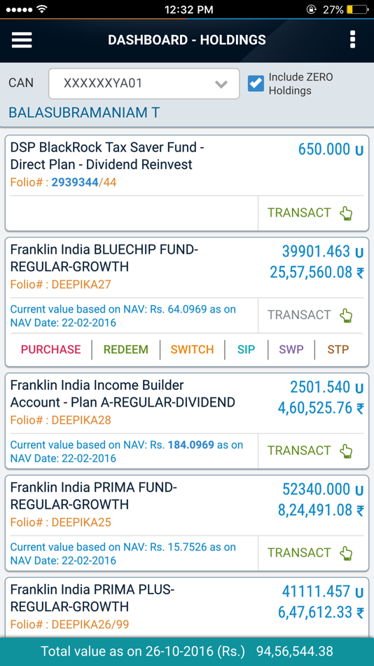 #1. goMF by MF Utilities (iOS) 由: MF UTILITIES INDIA PRIVATE LIMITED