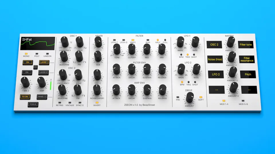 Скриншот Zeeon Synth на iPhone 1