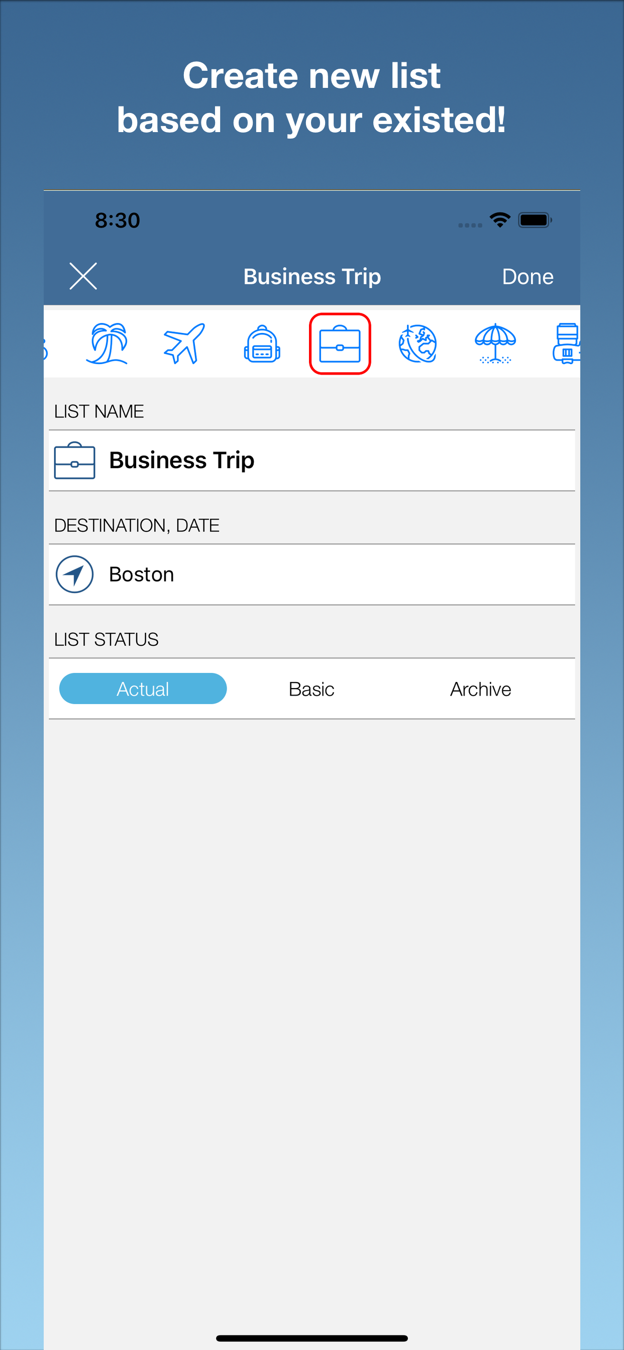 Travel Packing Checklists screenshot 3