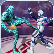 Robot vs Superhero Fighting 3D
