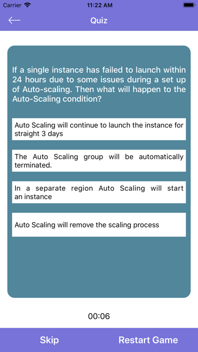 AwsDevopsQuiz screenshot 4