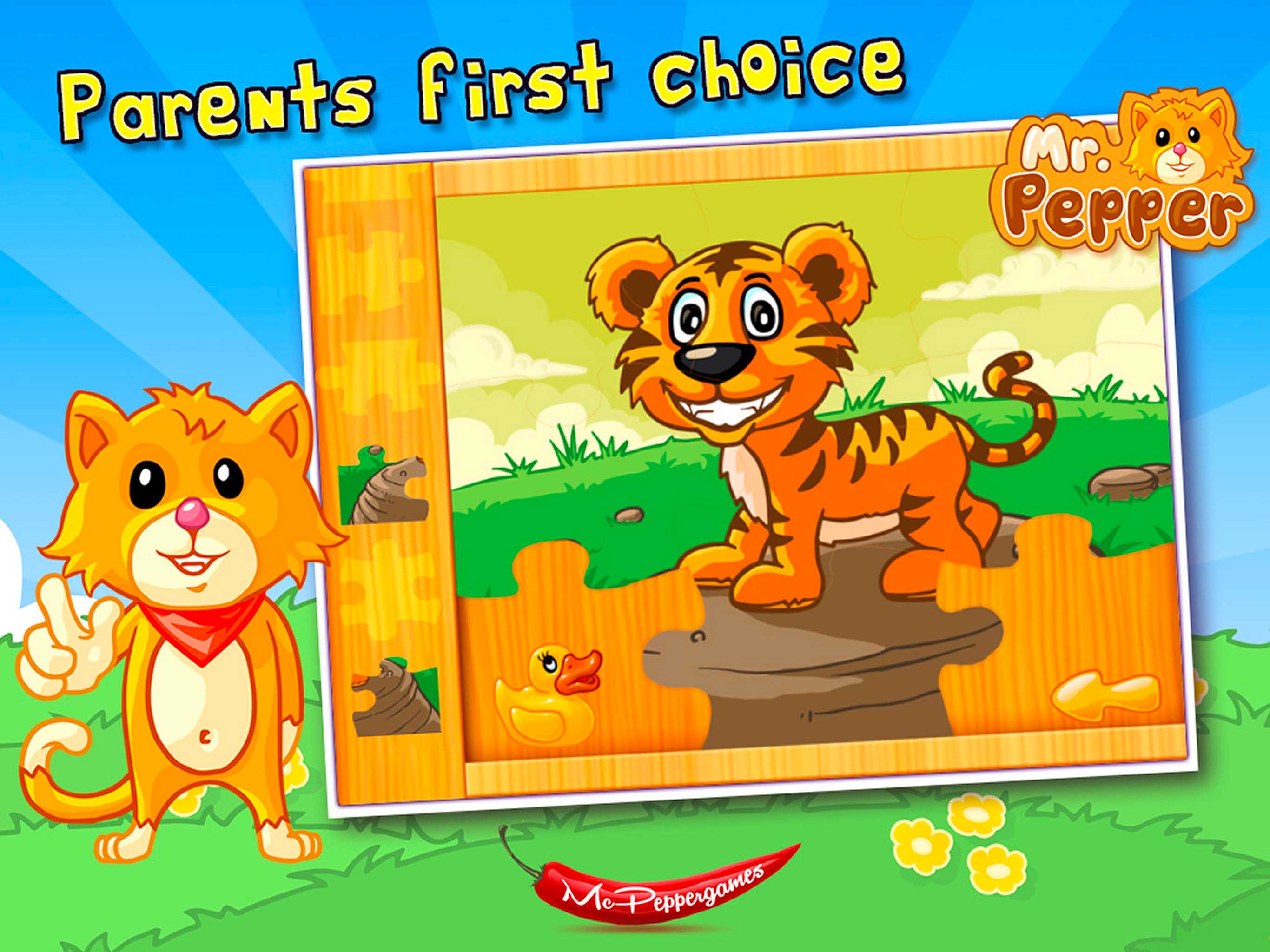 Animal Jigsaw Puzzle For Kids