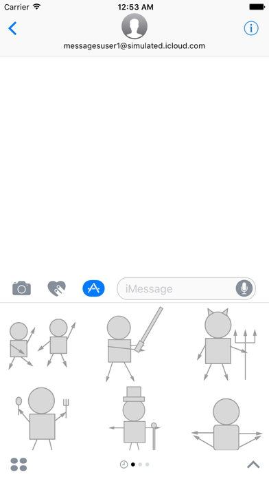 Screenshot #1 pour Stick Man Sticker Pack