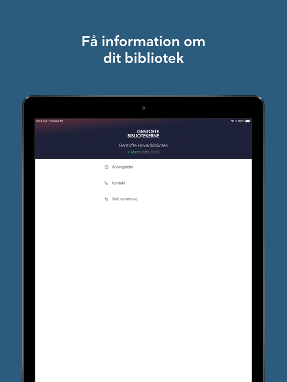 Biblioteket iPad screenshot 5 - Book app