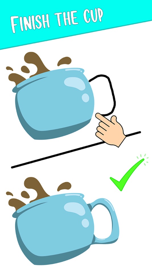 #5. Just Draw : Draw Missing Part (iOS) By: Trong Pham