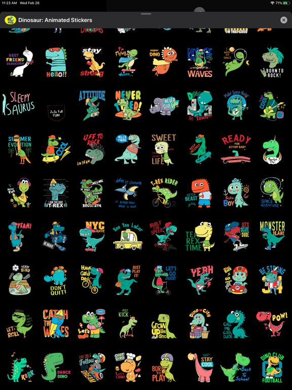Dinosaur: Animated Stickersのおすすめ画像4