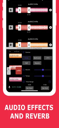 Obrázek 3 Editor de Audio Tool - Pro iphone