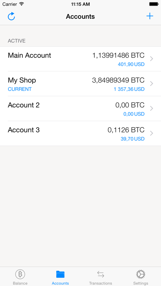 #3. Mycelium Bitcoin Wallet (iOS) 由: MRD X-Change GmbH