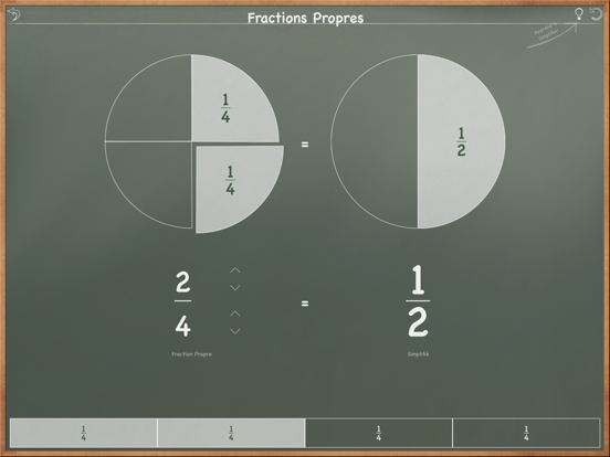 Screenshot #5 pour MathBoard Fractions