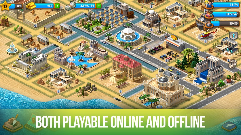 #5. Paradise City: Simulation Game (iOS) 由: Sparkling Society Games B.V.