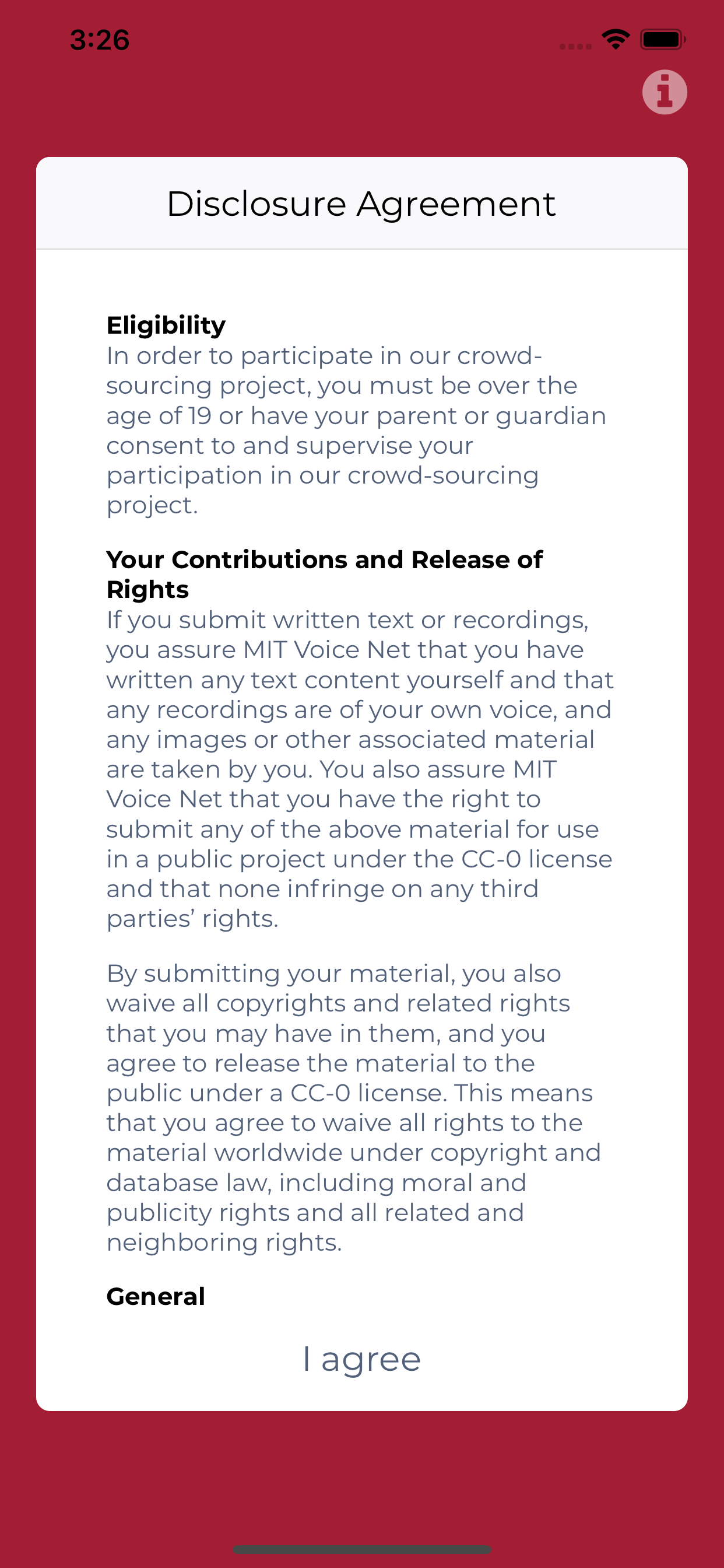MIT Voice App screenshot 2