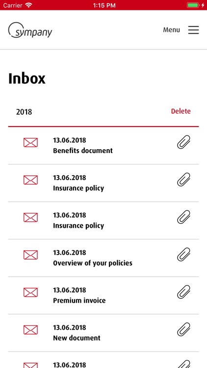 mySympany screenshot-4