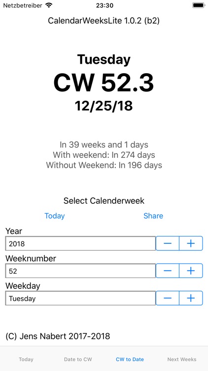 CalendarWeeksLite