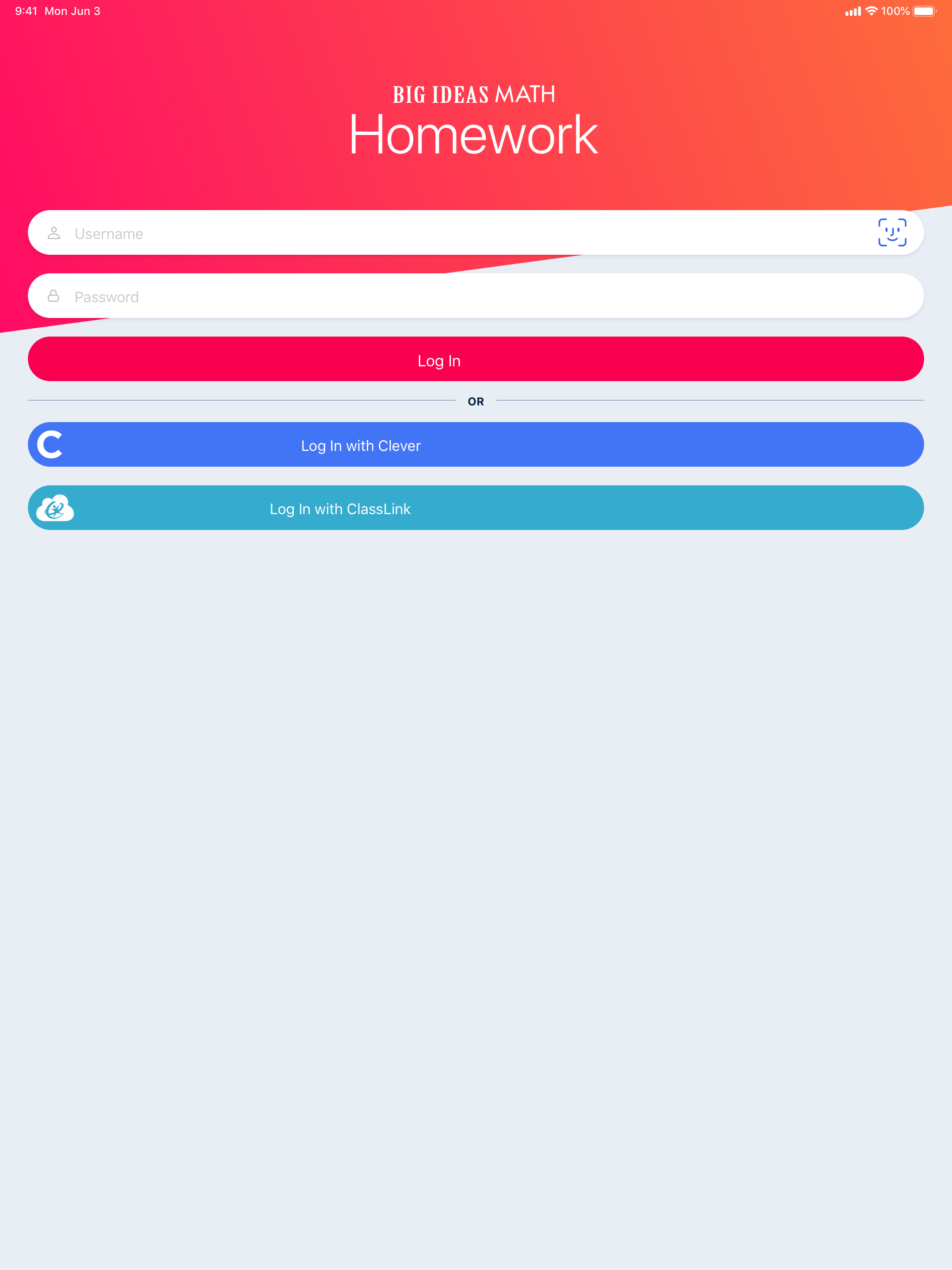 Big Ideas Math Homework App