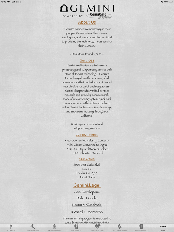 GeminiCalc iPad screenshot 8 - Business app