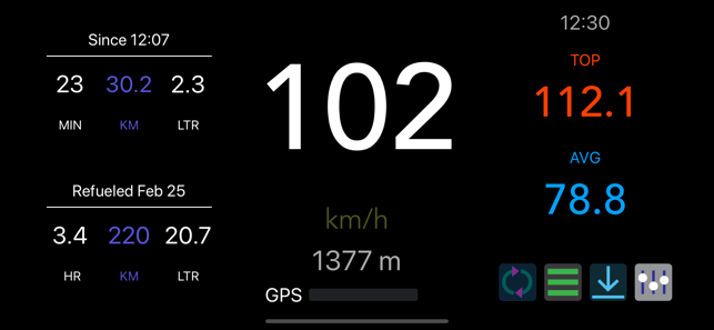 ‎MySpeed - Speedometer & Fuel Screenshot