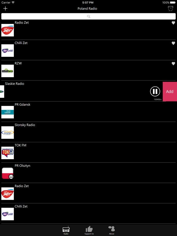 Polish Radio iPad screenshot 4 - Entertainment app