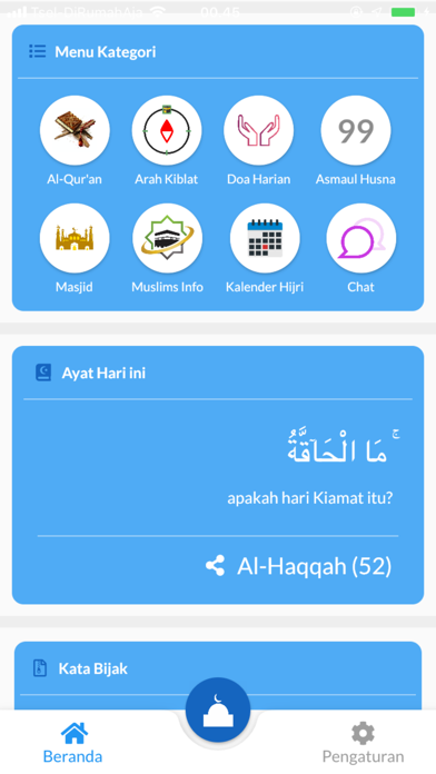 Muslims - AlQuran & Sholat Screenshot