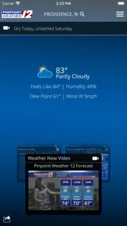 wpri pinpoint weather 12 iphone screenshot 1