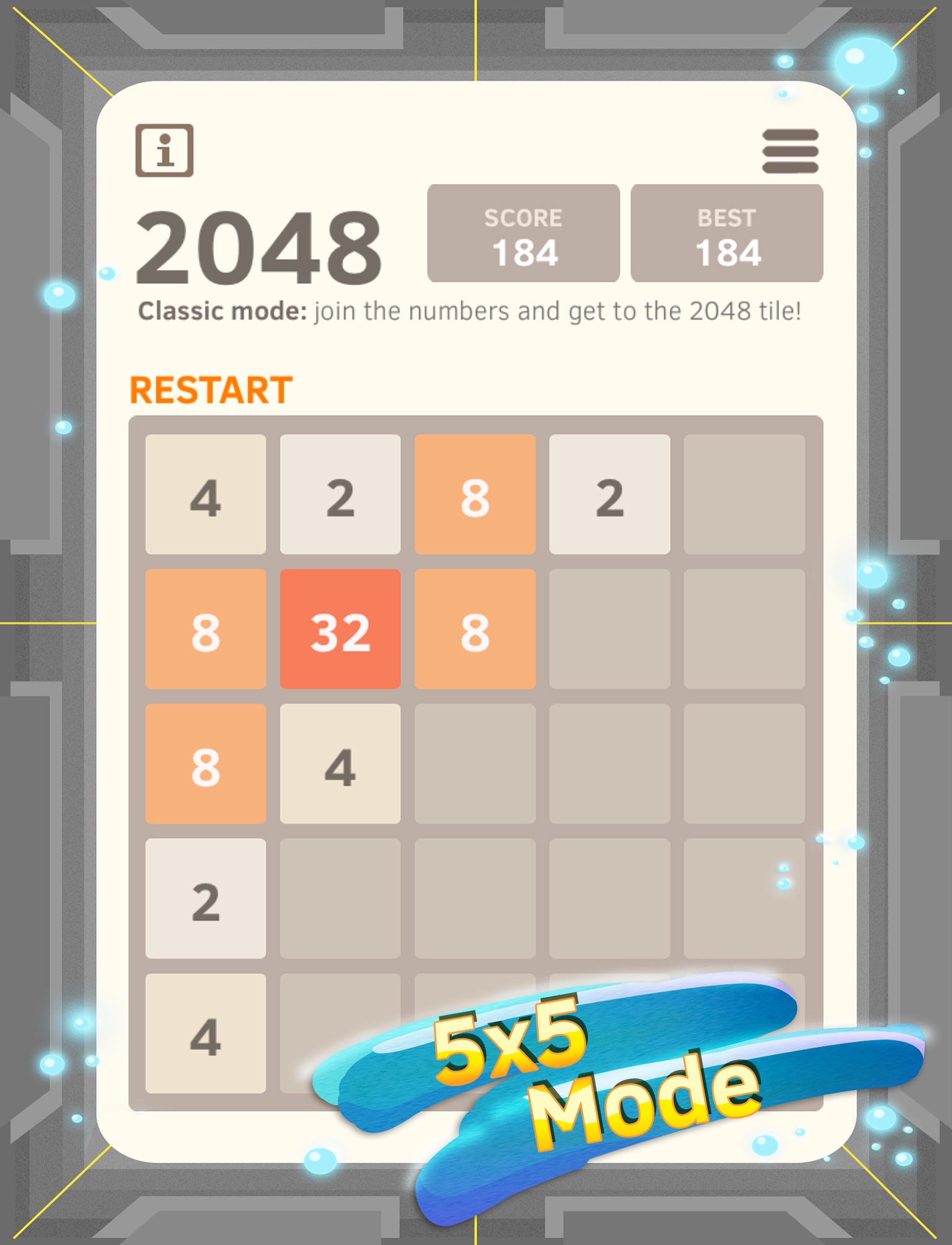 2048 Number Puzzle game screenshot 2