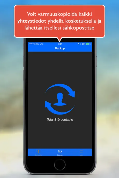Backup Yhteystiedot Simple