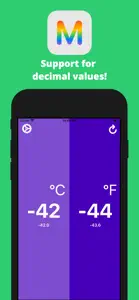 Mercury: Temperature Converter screenshot #3 for iPhone