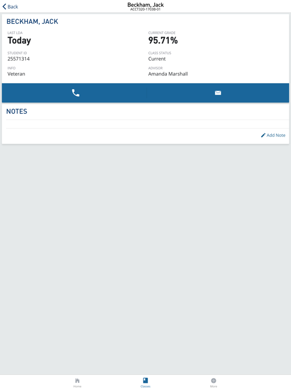 AIU Faculty iPad screenshot
