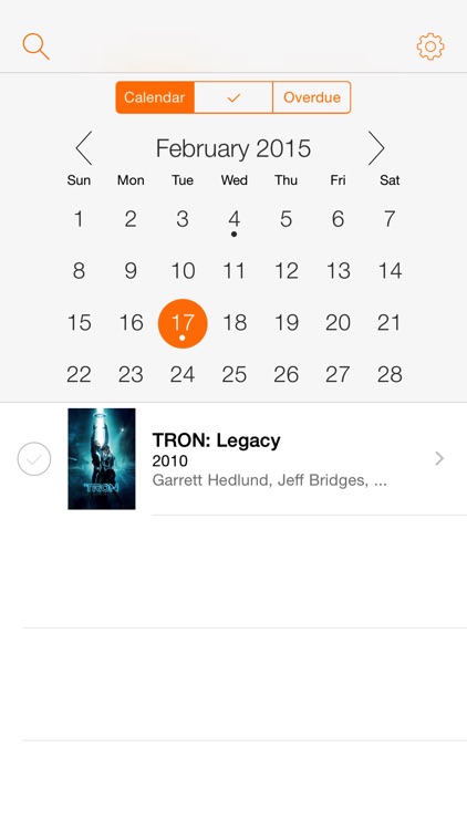 Movieday: your movie calendar
