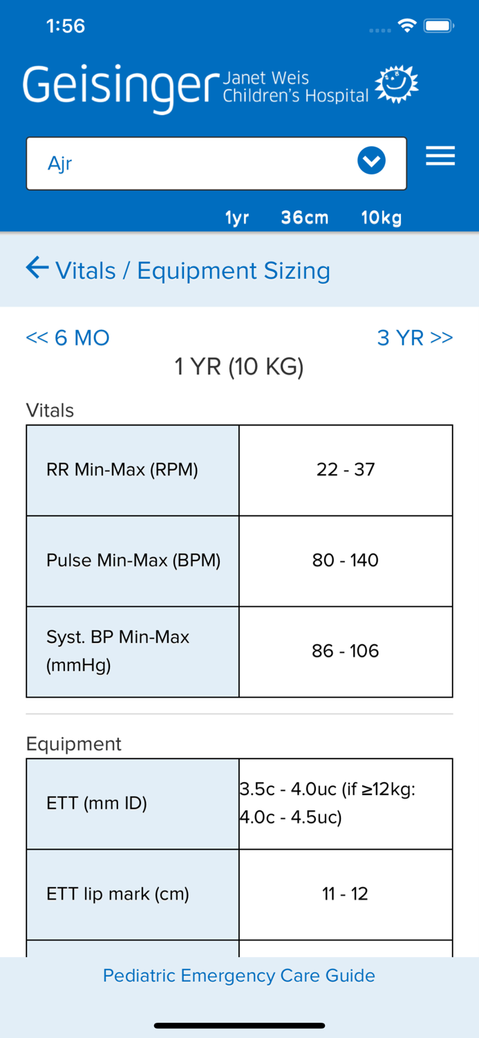 Geisinger Peds Emergency Guide