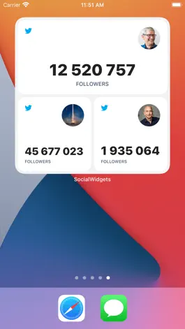 Game screenshot Social.Widgets apk