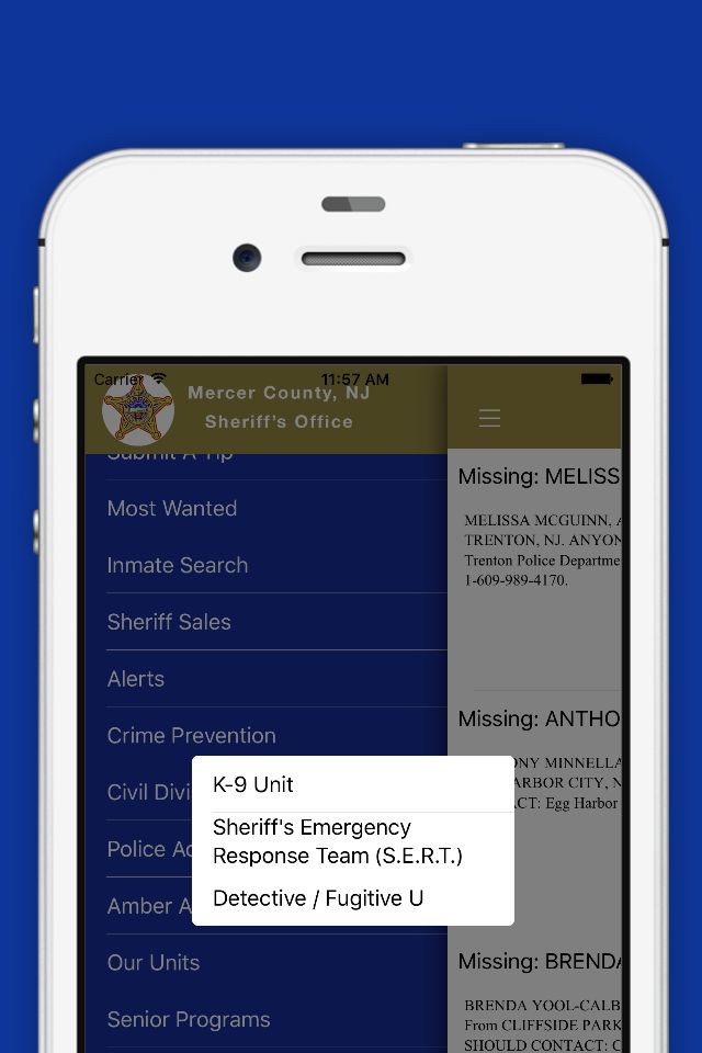 Mercer County Sheriff's Office screenshot 2