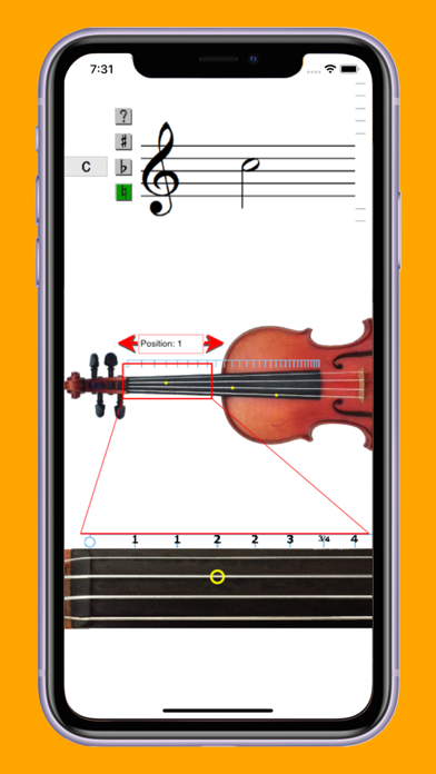 Violin Note Finder screenshot 2