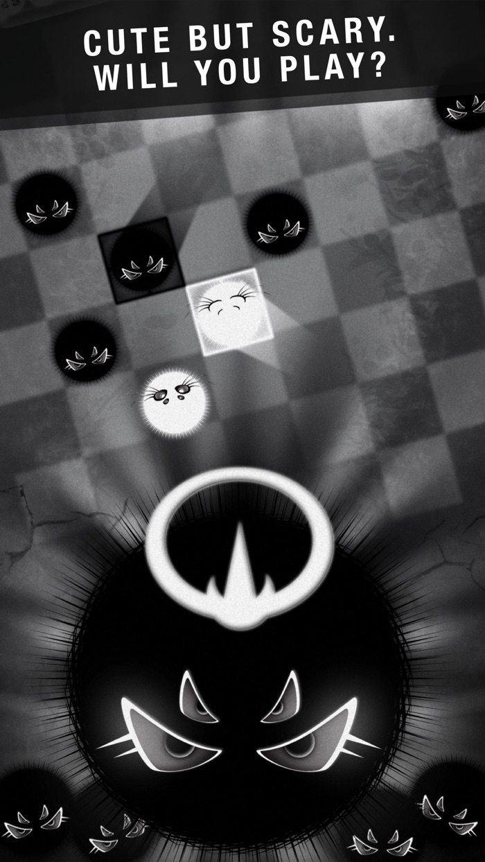 Scary Checkers Cute Spiders