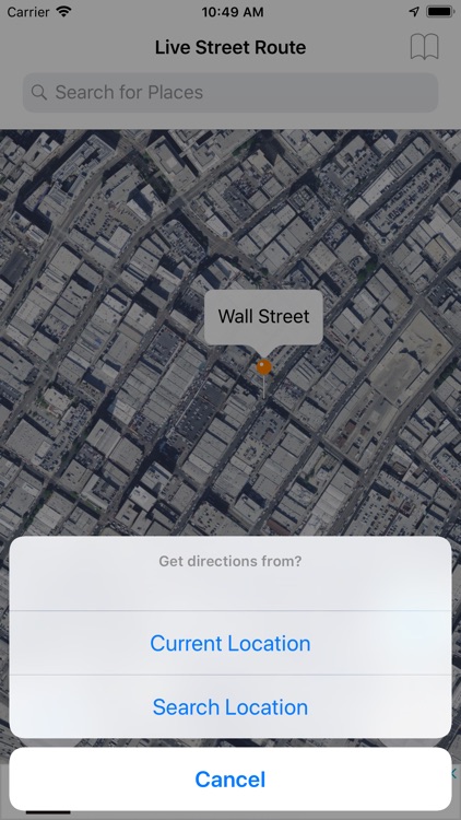 Live Street Route Map