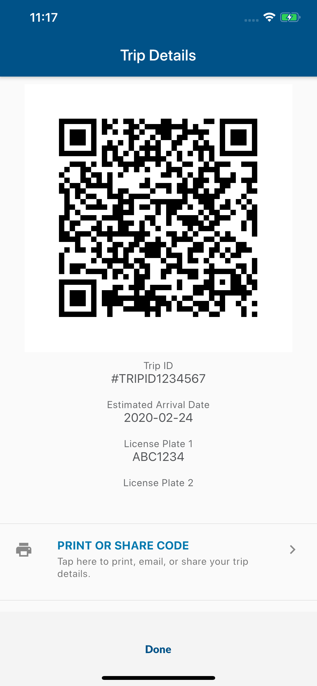 CBP Truck QR