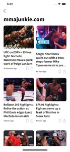 MMA News - UFC News - Bellator screenshot #3 for iPhone