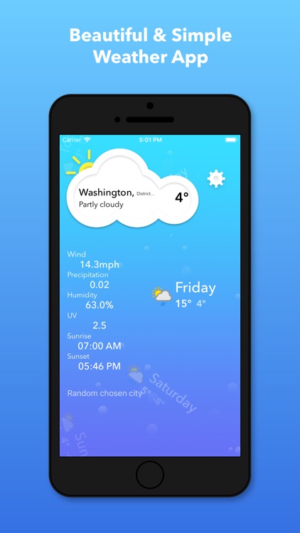 Simple Weather+ Forecast screenshot-0
