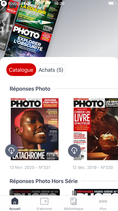 Screenshot #1 pour Réponses Photo Magazine