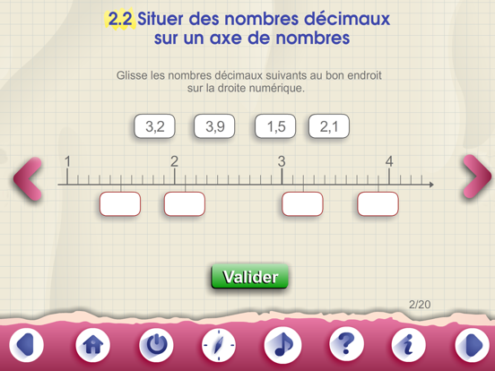 Les fractions A iPad screenshot