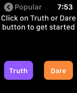 Game screenshot Truth or Dare Watch apk