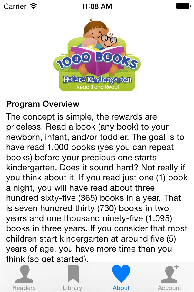 1000 Books Before Kindergarten screenshot 2