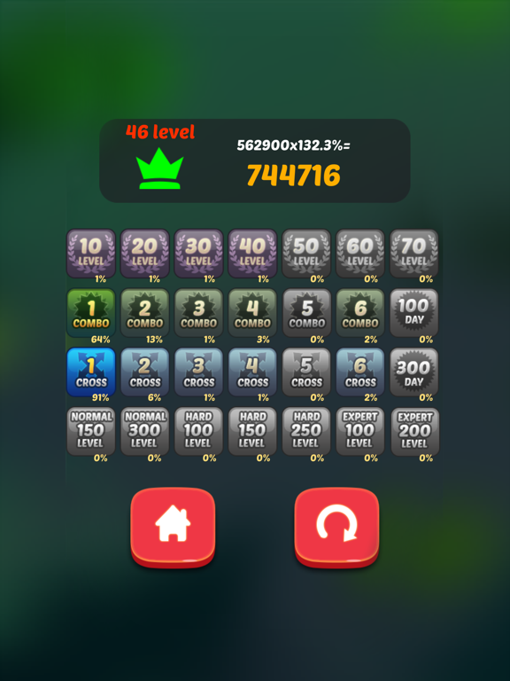 Puzzle Match 4 iPad screenshot