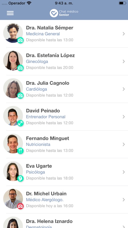 Chat Médico Senior